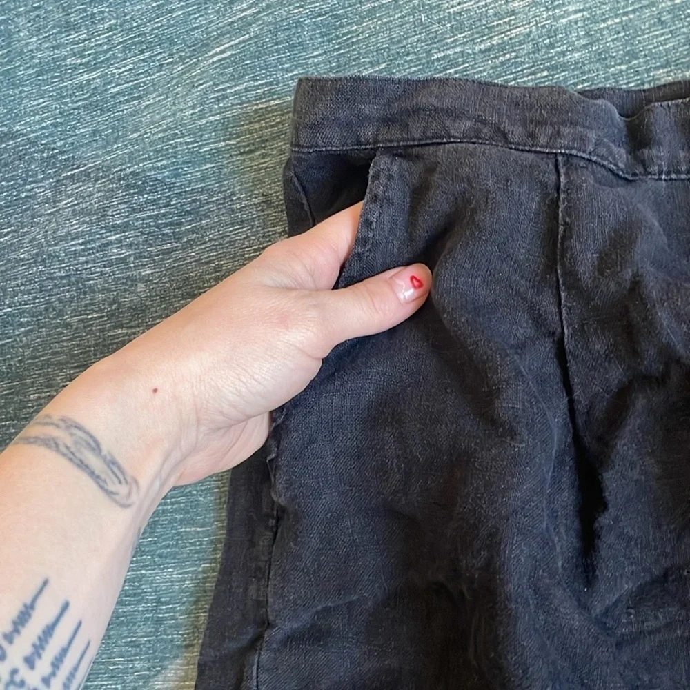 Vintage Mishi Studio Linen Maxi Skirt
